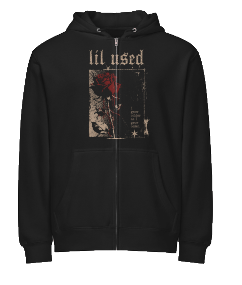 Rose Zip Up Hoodie